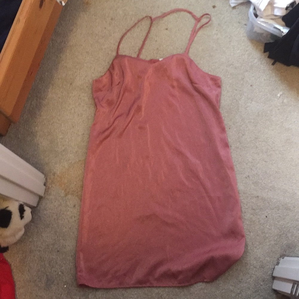 H&M Millennial Pink slip on Dress